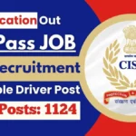 CISF Constable Driver Recruitment